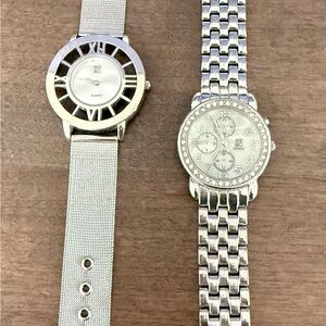 New York & Company Silver Tone Women's Watch Pair
